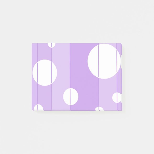 Post-it® Points et rayures dans FairytalePurple (Devant)