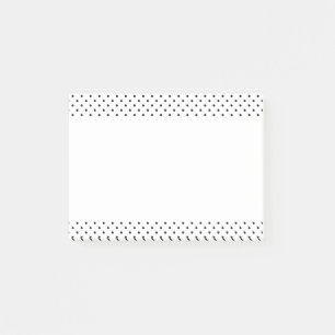 Post-it® Pois noirs et blancs