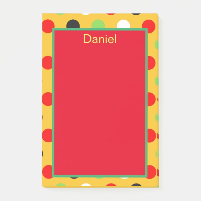 Post-it® Pois tendance (Devant)