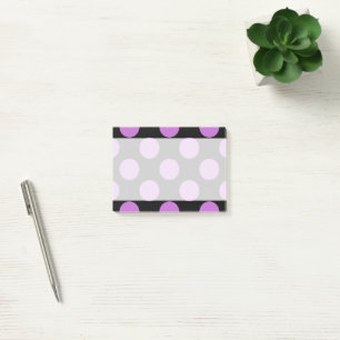 Post-it® Pois violets, Motif à points Polka, points, pointi