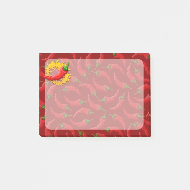 Post-it® Poivre avec flamme (Devant)