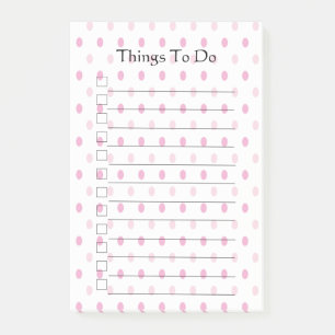 Post-it® Poka rose Points À Faire