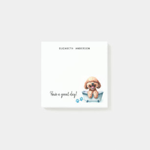 Post-it® Poodle Chien Personnalisé