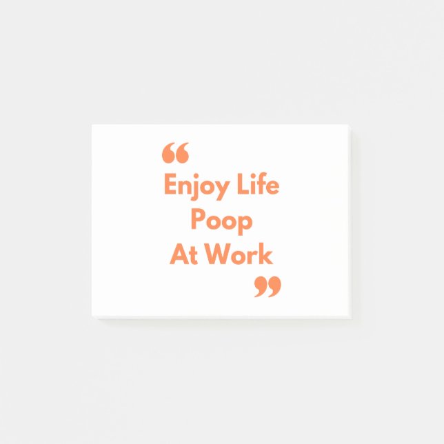 Post-it® Poop au travail (Devant)