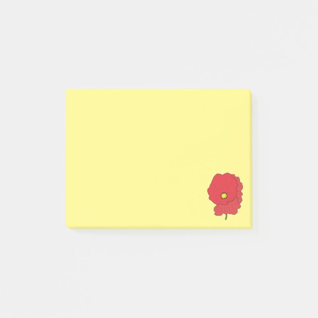 Post-it® Poppy (Devant)