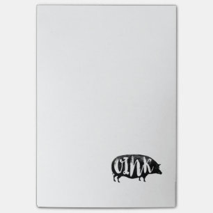 Post-it® Porc vintage KROUIK-KROUIK drôle