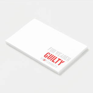 Post-it® Porteur de fourrure coupable