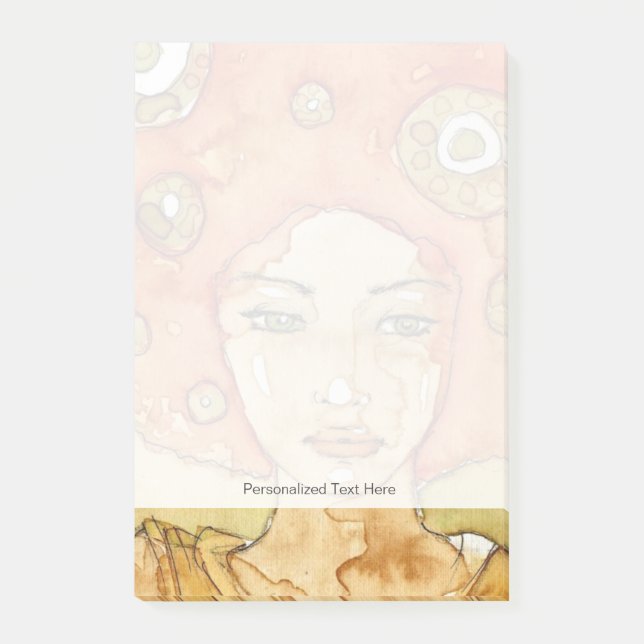 Post-it® Portrait d'une belle fille (Devant)