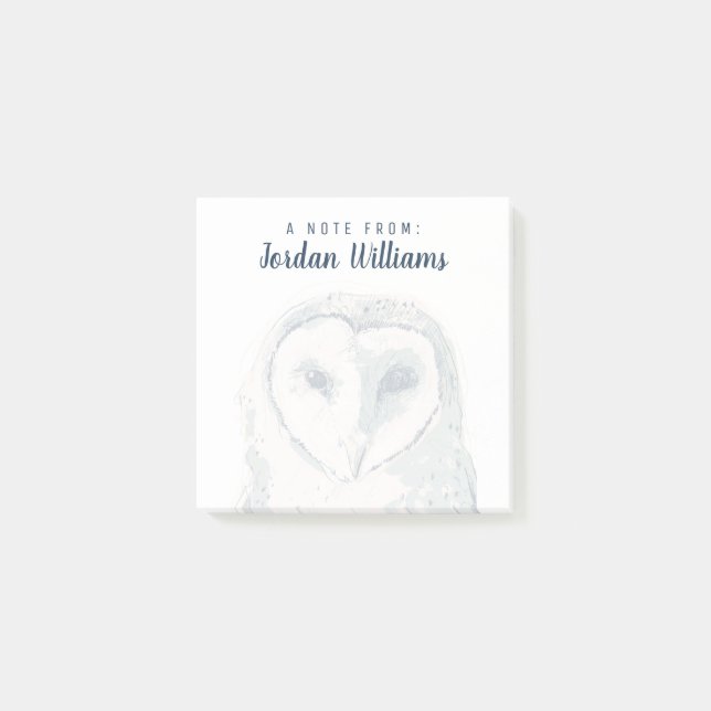 Post-it® Portrait funky Owl (Devant)