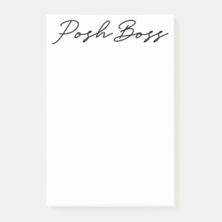 Post-it® Posh Boss 4x6 - Notes d'essai minimalistes