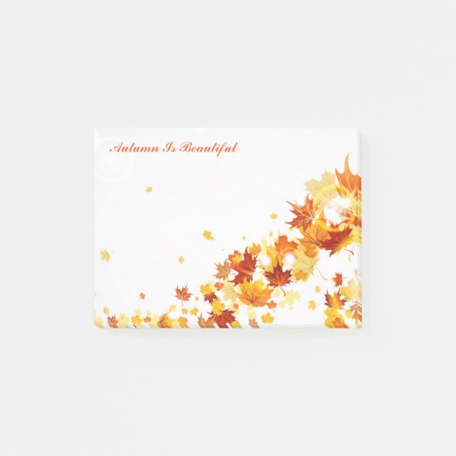 Post-it® Post d'automne Notes-automne est magnifique (Devant)