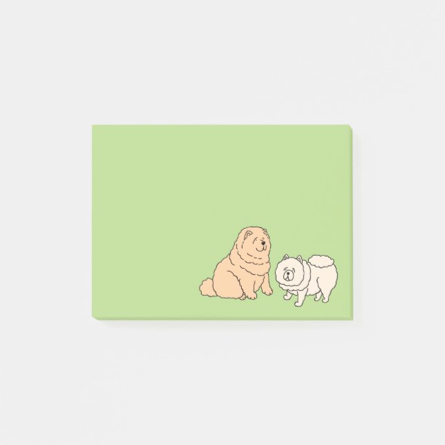 Post-it® Post-it avec le chien de bouffe de bouffe (Devant)