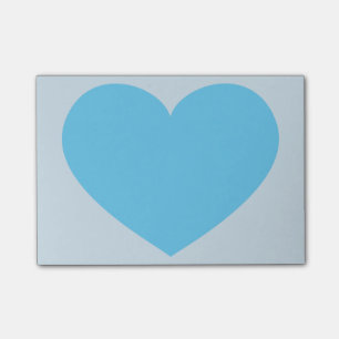 Post-it® Post-it bleu de coeur d'Emoji