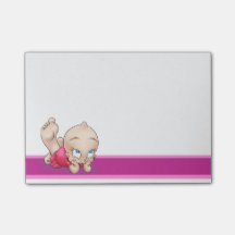 post-it mignon de bande dessinée