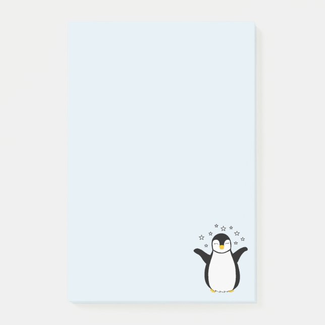 Post-it® Post-it Notes avec un mignon bébé pingouin (Devant)