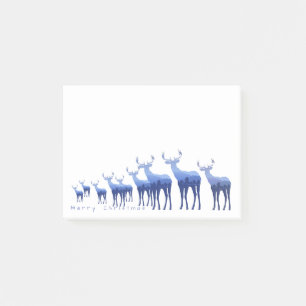 Post-it® Post-it-Notes-Bleu Cerf Joyeux Noël