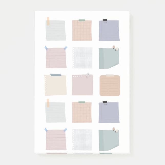 Post-it® Post-it Notes Carrées (Devant)