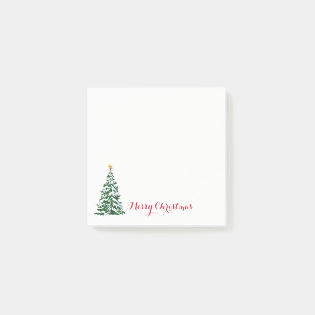 Post-it® Post-it-Notes de l'arbre de Noël (Devant)