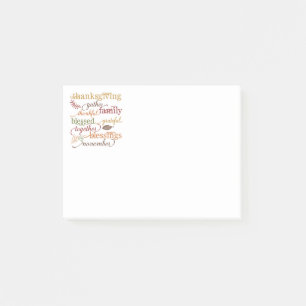 Post-it® Post-it-Notes de Thanksgiving