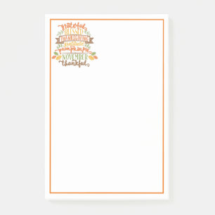Post-it® Post-it-Notes de Thanksgiving