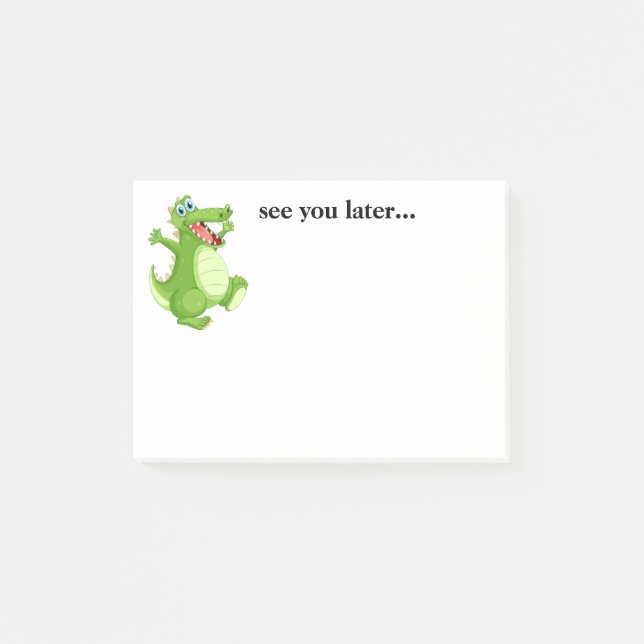 Post-it® Post-it-Notes Gator (Devant)