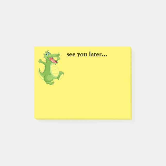 Post-it® Post-it-Notes Gator (Devant)