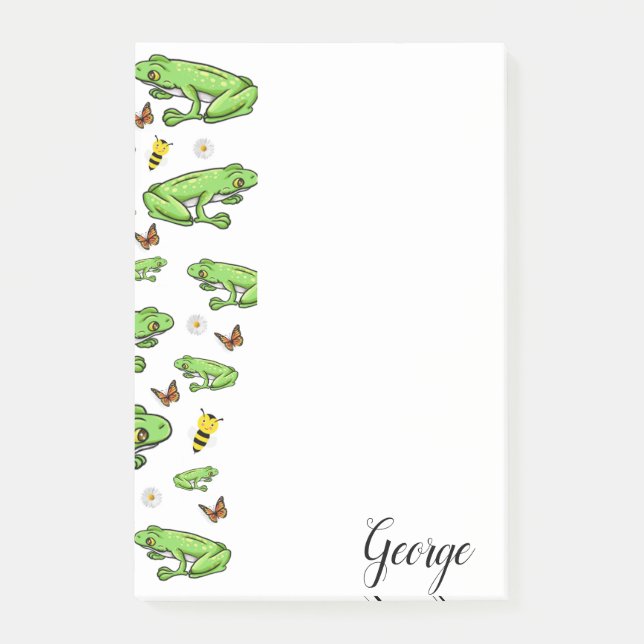 Post-it® Post-it Notes Grenouilles (Devant)