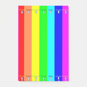 Post-it® Post-it Notes Jours de la semaine Pingouin en band