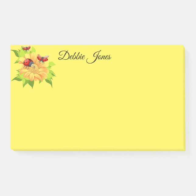 Post-it® Post-it-Notes-Ladybugs (Devant)