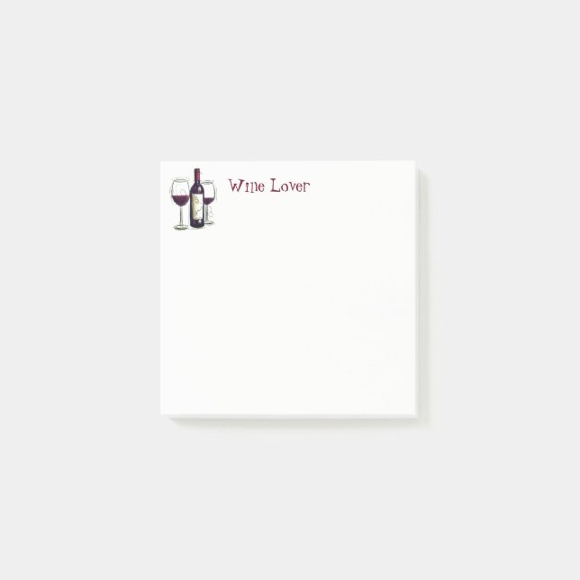Post-it® Post-it-Notes pour l'amateur de vin (Devant)