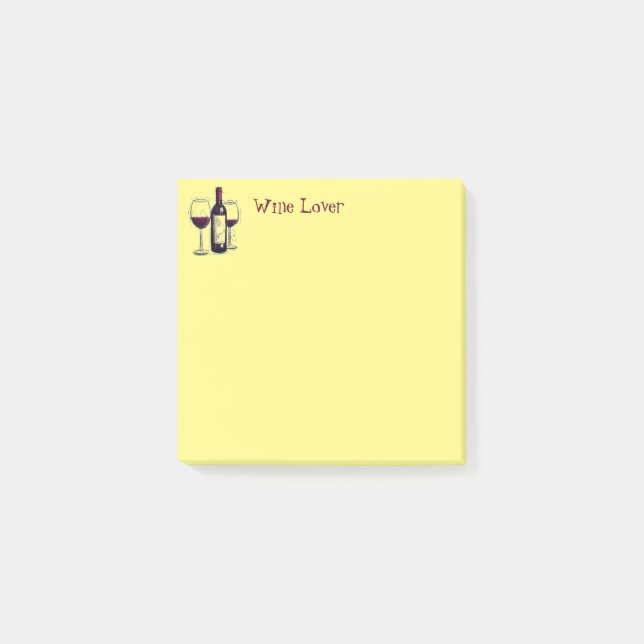 Post-it® Post-it-Notes pour l'amateur de vin (Devant)