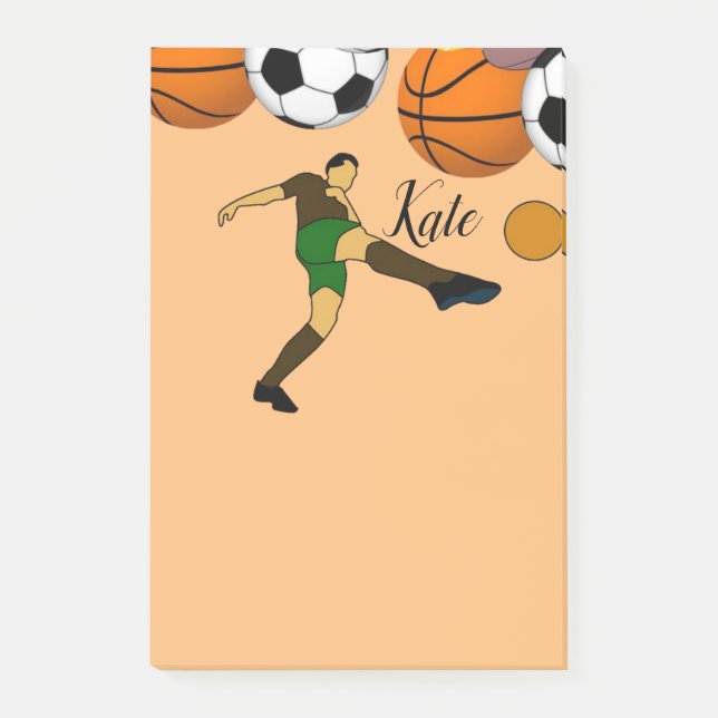 Post-it® Post-it Notes Sports (Devant)
