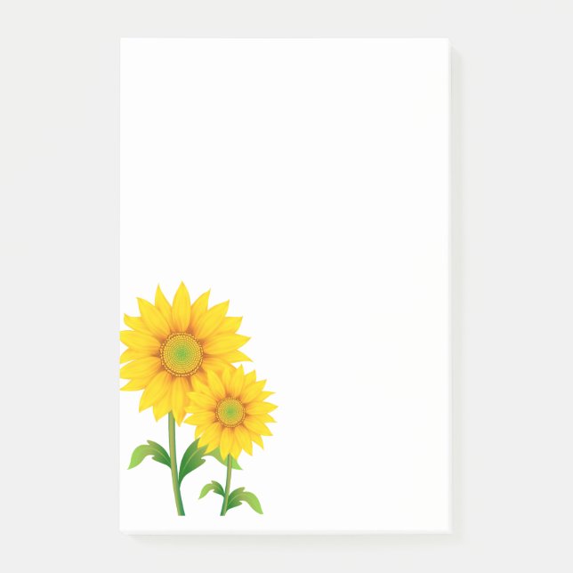 Post-it® Post-it-Notes-Tournesols (Devant)