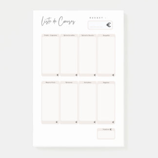 Post-it® Post-It Race List Notes