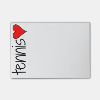 Post-it® Post-its de coeur de tennis