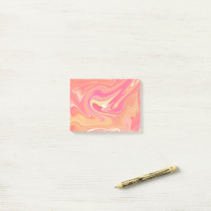 Post-it® Post-its en marbre orange