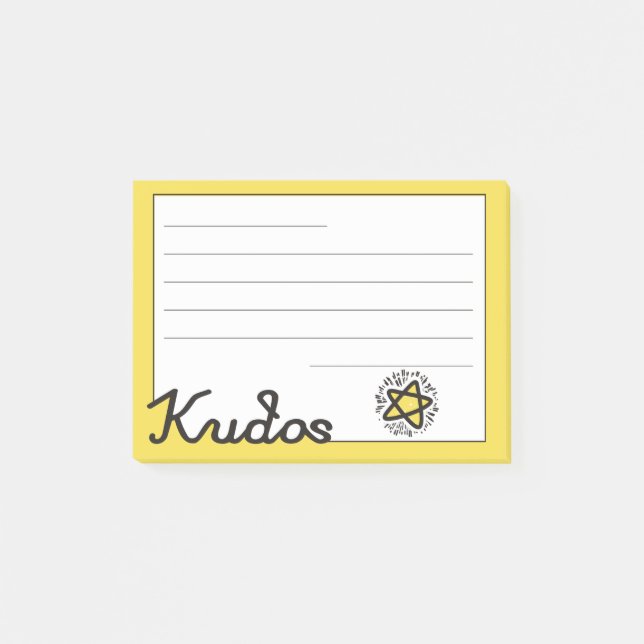 Post-it® Post-its faits sur commande de reconnaissance des (Devant)
