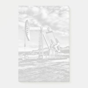 Post-it® Post-its noirs et blancs de dispositif de pompage