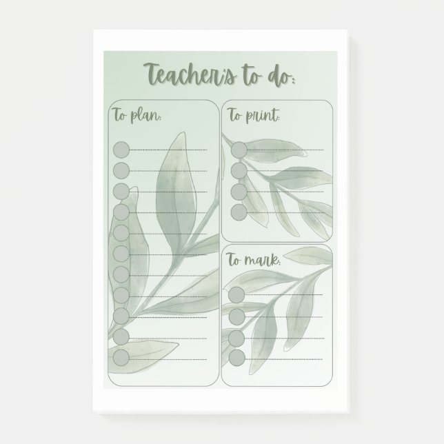 Post-it® Post-its quotidiens pour enseignants  (Devant)