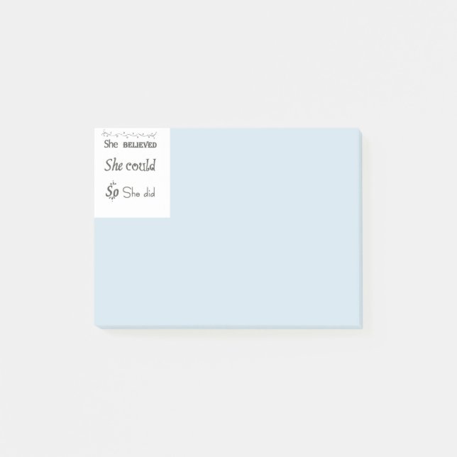 Post-it® Post Positive It Notes Filles Femmes (Devant)