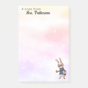 Post-it® Poste-cadeau de l'enseignant personnalisé Il note