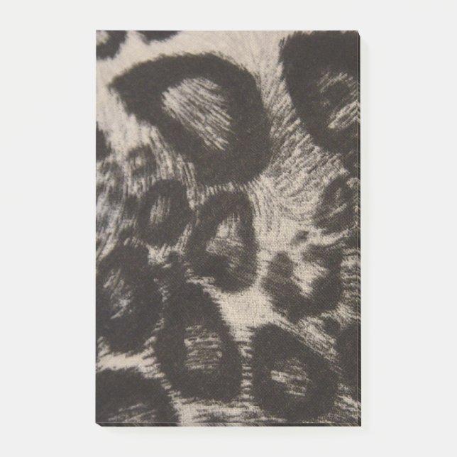 POST-IT® POSTER DE ANIMAL NOIR (Devant)