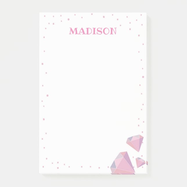 Post-it® Poster Gemstone rose Note (Devant)