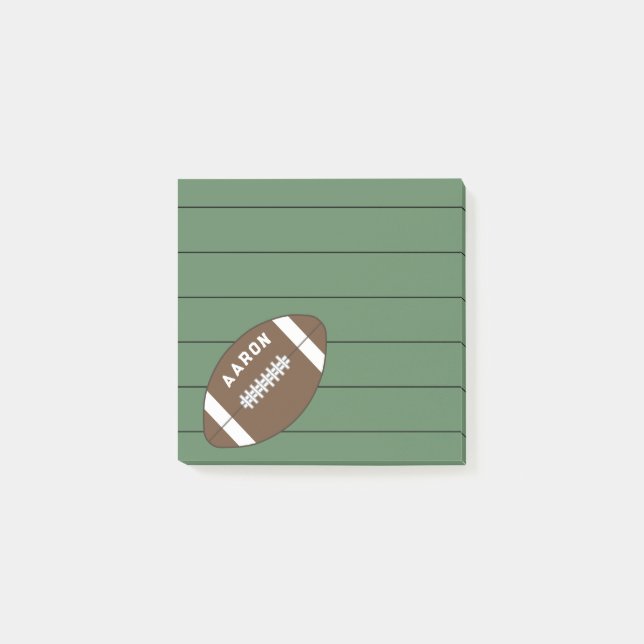 Post-it® Poster Personnalisé Football Notes Cadeau (Devant)