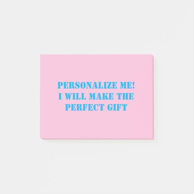 Post-it® Poster personnalisé son, poteau drôle il note, pos (Devant)