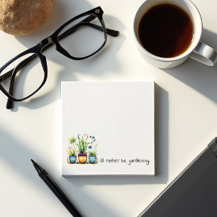 Post-it® Pots de fleurs originaux J'aimerais mieux jardiner