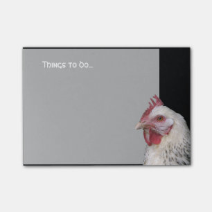 Post-it® Poule blanche