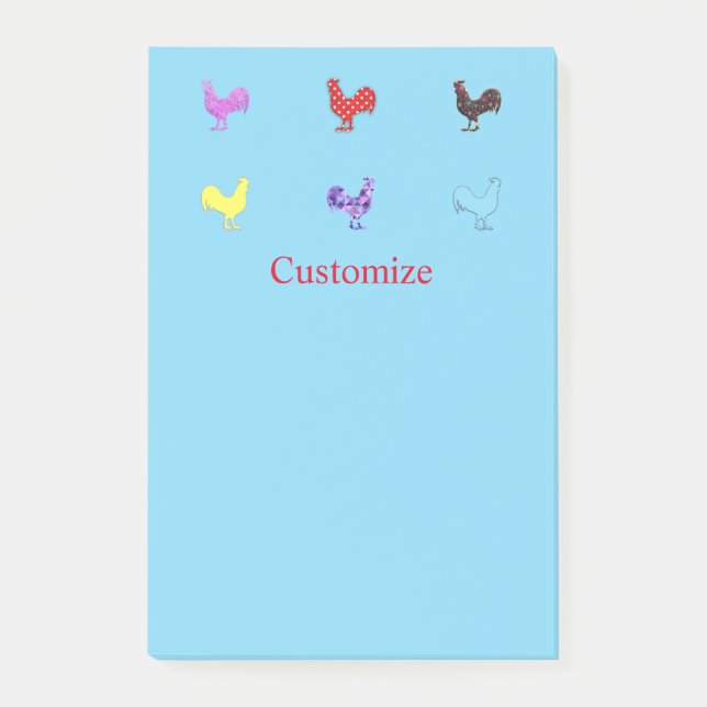 Post-it® Poules  Thunder_Cove  (Devant)