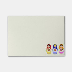 Post-it® Poupées russes de matryoshka