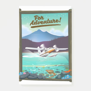 Post-it® Pour Aventure ! Affiche de voyage d'avion de mer